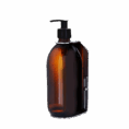 chrome-single-wall-mounted-soap-dispenser-plastic-250ml-amber-kuishi-10-3.png