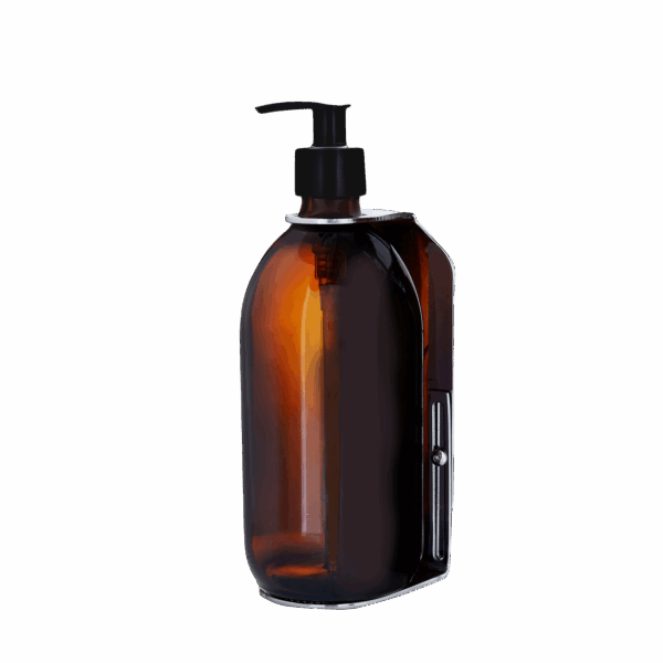 chrome-single-wall-mounted-soap-dispenser-plastic-250ml-amber-kuishi-10-3.png