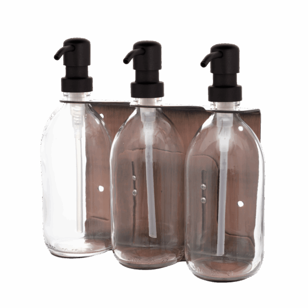 copper-triple-wall-mounted-soap-dispenser-black-250ml-clear-kuishi-6-1.png
