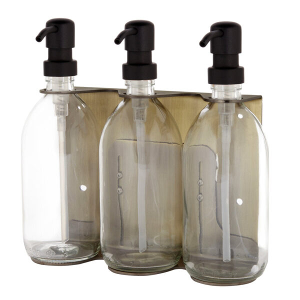 gold-triple-wall-mounted-soap-dispenser-black-250ml-clear-kuishi-6-1.jpg