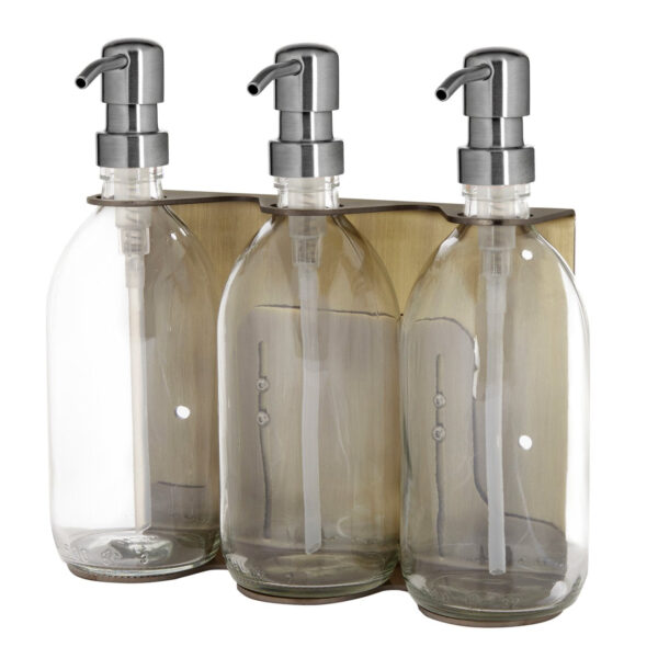 gold-triple-wall-mounted-soap-dispenser-silver-250ml-clear-kuishi-8-2.jpg